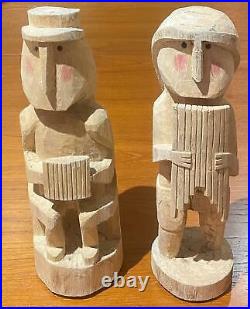 San Blas Islands Panama Wood Statue Figure Carving by Kuna Indians WithProvenance
