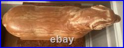 Sarreid LTD Italy Carved Wood Brass Ram Sheep Animal Sculpture Folk Art Vtg Mcm Sarreid LTD Italy Carved Wood Brass Ram Sheep Animal Sculpture Folk Art Vtg Mcm