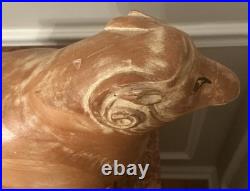 Sarreid LTD Italy Carved Wood Brass Ram Sheep Animal Sculpture Folk Art Vtg Mcm Sarreid LTD Italy Carved Wood Brass Ram Sheep Animal Sculpture Folk Art Vtg Mcm
