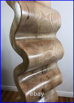 Sculpture Wood Carving Art Ash Wave
