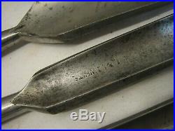 Set 4 Large Gouge Chisels Wood Carving Woodworking Tool Buck 2 3/4