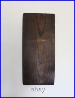 Shaped by Time Original Organic Pine Wood Art Panel Rustic Modern 5.5x12