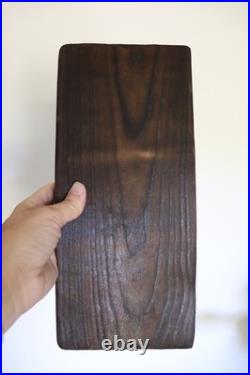 Shaped by Time Original Organic Pine Wood Art Panel Rustic Modern 5.5x12