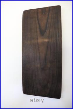 Shaped by Time Original Organic Pine Wood Art Panel Rustic Modern 5.5x12