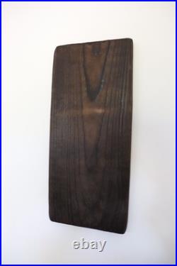 Shaped by Time Original Organic Pine Wood Art Panel Rustic Modern 5.5x12