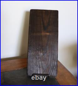 Shaped by Time Original Organic Pine Wood Art Panel Rustic Modern 5.5x12