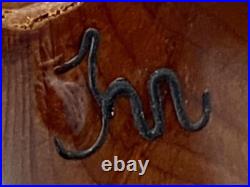 Signed Abstract Modern Wooden Sculpture 10 Organic Form Signed Abstract Modern Wooden Sculpture 10 Organic Form