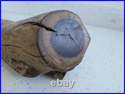 Signed Hand-Carved Wood Creation of Adam Sculpture Statue 22x6x4 One of a Kind