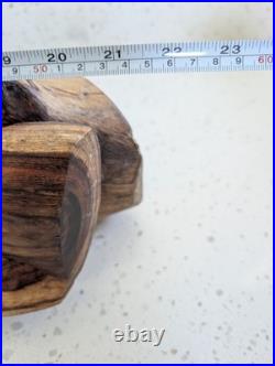Signed Hand-Carved Wood Creation of Adam Sculpture Statue 22x6x4 One of a Kind Signed Hand-Carved Wood Creation of Adam Sculpture Statue 22x6x4 One of a Kind