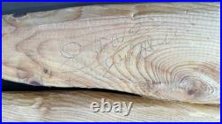 Signed Livio De Marchi Wood Sculpture Of A Scarf (32 X 10 X 2.75)