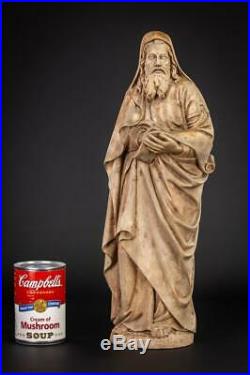 St Philip The Apostle Sculpture Saint Carved Wood Statue Wooden Figure 16