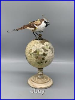 Steampunk Bird Sculpture Assemblage Art