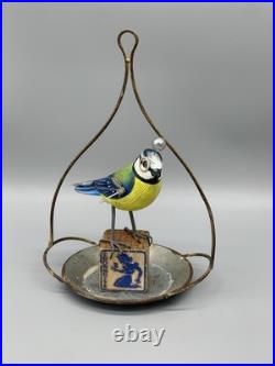 Steampunk Bird Sculpture Assemblage Art