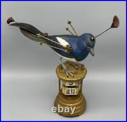 Steampunk Bird Sculpture Assemblage Art