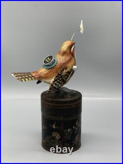 Steampunk Bird Sculpture Assemblage Art