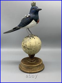 Steampunk Bird Sculpture Assemblage Art