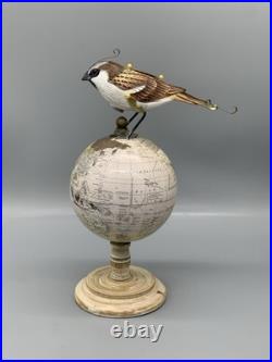 Steampunk Bird Sculpture Assemblage Art