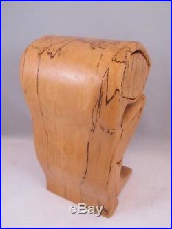 Stunning Artisan Carved Olive Wood Sculpture. 2 Drawer Box By Jerry Meyer. NR