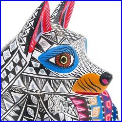 THIN DOG Oaxacan Alebrije Wood Carving Fine Mexican Folk Art Sculpture