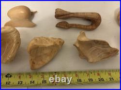 Tactile Experience -Canadian Artisan-Jamie Russel-9 Assorted Small Carvings