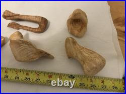 Tactile Experience -Canadian Artisan-Jamie Russel-9 Assorted Small Carvings