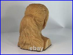 Taylor Swift Bust, Hand Carved Basswood