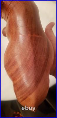 Teak Wood Rhino Sculpture Teak Wood Rhino Sculpture