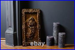 The Sistine Madonna WoodEN gift WOOD CARVED CHRISTIAN ICON RELIGIOUS ART WORK