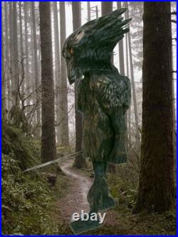 The WOODS DEVIL OF NEW HAMPSHIRE -my 12.5hand carved, signed wood fig