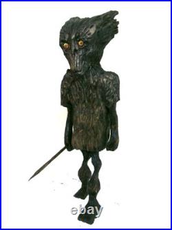 The WOODS DEVIL OF NEW HAMPSHIRE -my 12.5hand carved, signed wood fig