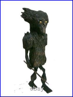 The WOODS DEVIL OF NEW HAMPSHIRE -my 12.5hand carved, signed wood fig