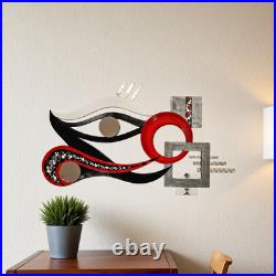 Unique Modern Abstract Eye Wall Sculpture 45x24 by Alisa/Art69
