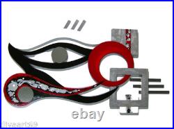 Unique Modern Abstract Eye Wall Sculpture 45x24 by Alisa/Art69