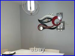 Unique Modern Abstract Eye Wall Sculpture 45x24 by Alisa/Art69