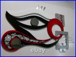 Unique Modern Abstract Eye Wall Sculpture 45x24 by Alisa/Art69