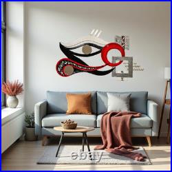 Unique Modern Abstract Eye Wall Sculpture 45x24 by Alisa/Art69