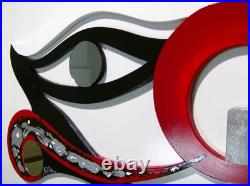 Unique Modern Abstract Eye Wall Sculpture 45x24 by Alisa/Art69
