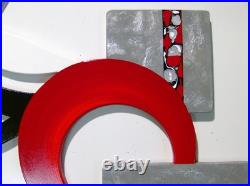 Unique Modern Abstract Eye Wall Sculpture 45x24 by Alisa/Art69