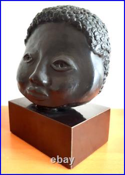 Unsigned, Possibly C. Andrea Bust Of Boy Art Deco
