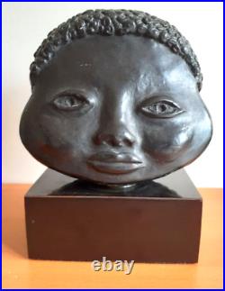 Unsigned, Possibly C. Andrea Bust Of Boy Art Deco