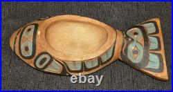 VINTAGE Don MCclory NORTHWEST COAST ART HAND CARVED DON MCCLORY 1991 Totem BOWL