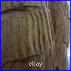 VINTAGE Hand Carved Solid Wood Indian Native American Indian Angel Large Tree VINTAGE Hand Carved Solid Wood Indian Native American Indian Angel Large Tree