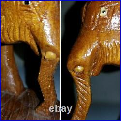 VINTAGE Wooden Carved Fertility Sculpture 7(H) ×5.5(W)