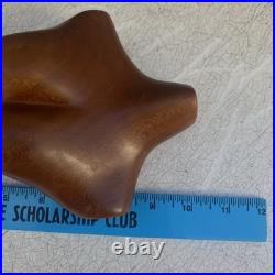 VTG Hand Carved Wooden Abstract Wood Torso By John Schackermann Sculpture 10 VTG Hand Carved Wooden Abstract Wood Torso By John Schackermann Sculpture 10