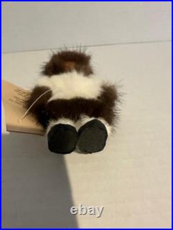 VTG Inuit Eskimo Folk Art Wood Carved Doll Real Fur Alaska