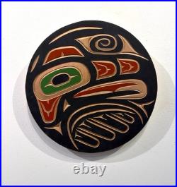 Valencia BIRD Thunderbird Signed Original Native Hand carved art Cree Nation