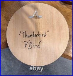 Valencia BIRD Thunderbird Signed Original Native Hand carved art Cree Nation