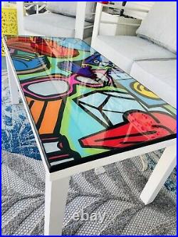 Vibrant Essence-Coffee Table. 39 L x 19 W x 17.5 H