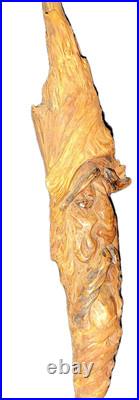 Vintage 1991 Original 15 Forest/Woodland Spirit Wood Carving/ Signed Vintage 1991 Original 15 Forest/Woodland Spirit Wood Carving/ Signed