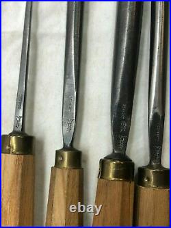 Vintage 9-pc Dastra Wood Carving Chisels Germany Steel Woodworking Chisel Gouge